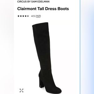 Clairmont Circus by Sam Edelman black boots.